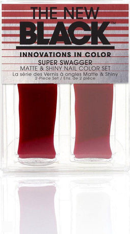 The New Black Super Swagger - Nagellak - Hoogglans en Mat - Claret Cream Shine