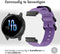 iMoshion Nylon 22 mm bandje – Geschikt voor Garmin Venu 2 / Fenix 7 Pro / 7 / 7s / 6 Pro / 6 / Vivoactive 4 / Polar Grit X Pro / X / Vantage M2 / V2 - Paars