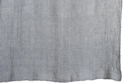 J-Line Plaid - linnen - blauwgrijs - 35 x 27 cm - woonaccessoires