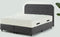 Dreamhouse® Rondo Boxspring met Opbergruimte – Bed - 140 x 200 cm - Velvet Antraciet - Complete boxspring