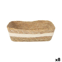 Opbergbak Privilege Privilege vlechtwerk Rechthoekig 30 x 23 x 9 cm (8 Stuks)