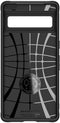 Spigen Rugged Armor - TPU Back Cover - Militaire standaard - Zwart