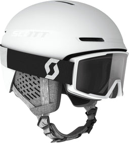 Scott Track Plus - Skihelm met Factor Pro skibril - MIPS - 51-55cm - wit