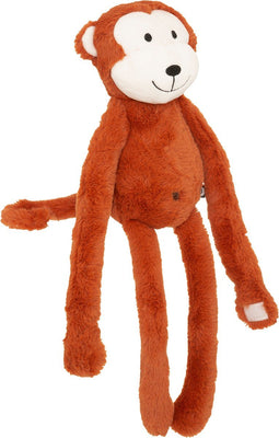 Knuffel Aap Joris - Pluche - L16 x H 47 CM - Knuffeldier - Met velcro aan armen