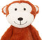 Knuffel Aap Joris - Pluche - L16 x H 47 CM - Knuffeldier - Met velcro aan armen