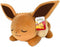 Knuffel - BANDAI - Pokémon - Eevee (Eevee) 40cm - Zeer zacht slapende Pokémon knuffel - JW0222