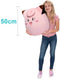 Knuffel - BANDAI - Pokémon - Squishmallows 50 cm - Clefairy - Grote, ultrazachte knuffel - Officiële Pokémon-licentie
