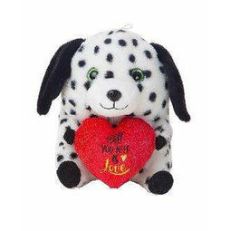 Knuffel Creaciones Llopis Hond Hart 35 cm Dalmatiër