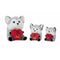 Knuffel Creaciones Llopis Hond Hart 35 cm Dalmatiër