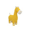 Knuffel Crochetts AMIGURUMIS MAXI Geel Paard 94 x 90 x 33 cm