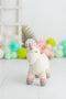 Knuffel Crochetts AMIGURUMIS MINI Wit Grijs Eenhoorn 46 x 36 x 16 cm