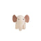 Knuffel Crochetts AMIGURUMIS MINI Wit Olifant 48 x 23 x 22 cm