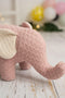 Knuffel Crochetts AMIGURUMIS MINI Wit Olifant 48 x 23 x 26 cm
