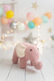 Knuffel Crochetts AMIGURUMIS MINI Wit Olifant 48 x 23 x 26 cm