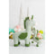 Knuffel Crochetts AMIGURUMIS PACK Groen Eenhoorn 51 x 26 x 42 cm 98 x 33 x 88 cm 2 Onderdelen