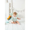 Knuffel Crochetts Bebe Blauw Wit Muis 28 x 32 x 19 cm