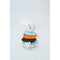 Knuffel Crochetts Bebe Blauw Wit Muis 28 x 32 x 19 cm
