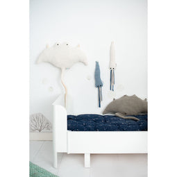 Knuffel Crochetts Blauw Grijs Octopus Mantarog 4 Onderdelen