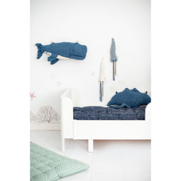 Knuffel Crochetts Blauw Octopus Walvis Mantarog 29 x 84 x 29 cm 4 Onderdelen