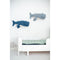 Knuffel Crochetts Blauw Walvis 28 x 75 x 12 cm 2 Onderdelen