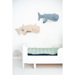 Knuffel Crochetts Blauw Walvis 29 x 84 x 14 cm 2 Onderdelen