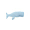 Knuffel Crochetts Blauw Walvis 29 x 84 x 14 cm 2 Onderdelen