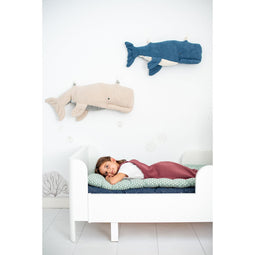 Knuffel Crochetts Blauw Walvis 29 x 84 x 14 cm 2 Onderdelen