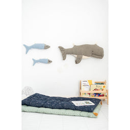 Knuffel Crochetts Blauw Walvis Vissen 29 x 84 x 14 cm 3 Onderdelen