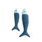 Knuffel Crochetts Blauw Walvis Vissen 29 x 84 x 14 cm 3 Onderdelen