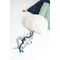 Knuffel Crochetts Blauw Wit Octopus Medusa 40 x 95 x 8 cm 4 Onderdelen