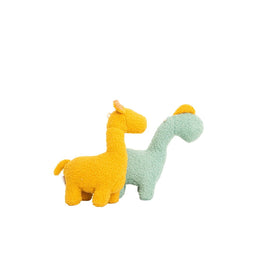 Knuffel Crochetts Geel Dinosaurus Giraf 30 x 24 x 10 cm 2 Onderdelen