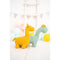 Knuffel Crochetts Geel Dinosaurus Giraf 30 x 24 x 10 cm 2 Onderdelen