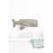 Knuffel Crochetts OCÉANO Grijs Walvis 29 x 84 x 14 cm