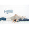 Knuffel Crochetts OCÉANO Grijs Walvis 29 x 84 x 14 cm