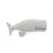 Knuffel Crochetts OCÉANO Grijs Walvis 29 x 84 x 14 cm