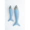Knuffel Crochetts OCÉANO Licht Blauw Vissen 11 x 6 x 46 cm 9 x 5 x 38 cm 2 Onderdelen