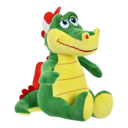 Knuffel DKD Home Decor Geel Rood Groen Draak Kinderen 24 x 24 x 26 cm