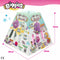 Knuffel Eolo Celeste Pluche Plastic 45 x 45 x 45 cm Opblaasbaar (4 Stuks)