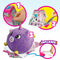Knuffel Eolo Paars Pluche Plastic 45 x 45 x 45 cm Opblaasbaar (4 Stuks)