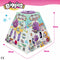 Knuffel Eolo Paars Pluche Plastic 45 x 45 x 45 cm Opblaasbaar (4 Stuks)