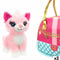 Knuffel Funville Cutekins Handtas Kat 20 x 19 x 14 cm (2 Stuks)