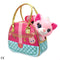 Knuffel Funville Cutekins Handtas Kat 20 x 19 x 14 cm (2 Stuks)