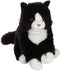 Knuffel Gipsy Kat Zwart/Wit