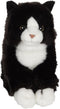Knuffel Gipsy Kat Zwart/Wit