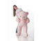 Knuffel Valentin Roze Beer 140 cm