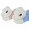 Knuffelbeer DKD Home Decor 70 x 30 x 30 cm Blauw Roze Wit Kinderen (2 Stuks)