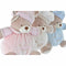 Knuffelbeer DKD Home Decor Beige Hemelsblauw Licht Roze Muzikaal Kinderen Beer 13 x 12 x 20 cm (3 On