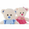 Knuffelbeer DKD Home Decor Blauw Beige Roze Kinderen Beer 27 x 20 x 30 cm (2 Stuks)