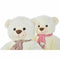 Knuffelbeer DKD Home Decor Rood Wit Bordeaux Kinderen 20 x 20 x 50 cm (2 Stuks)