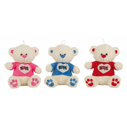 Knuffelbeer Love Purpurine Shirt Beige 50 cm